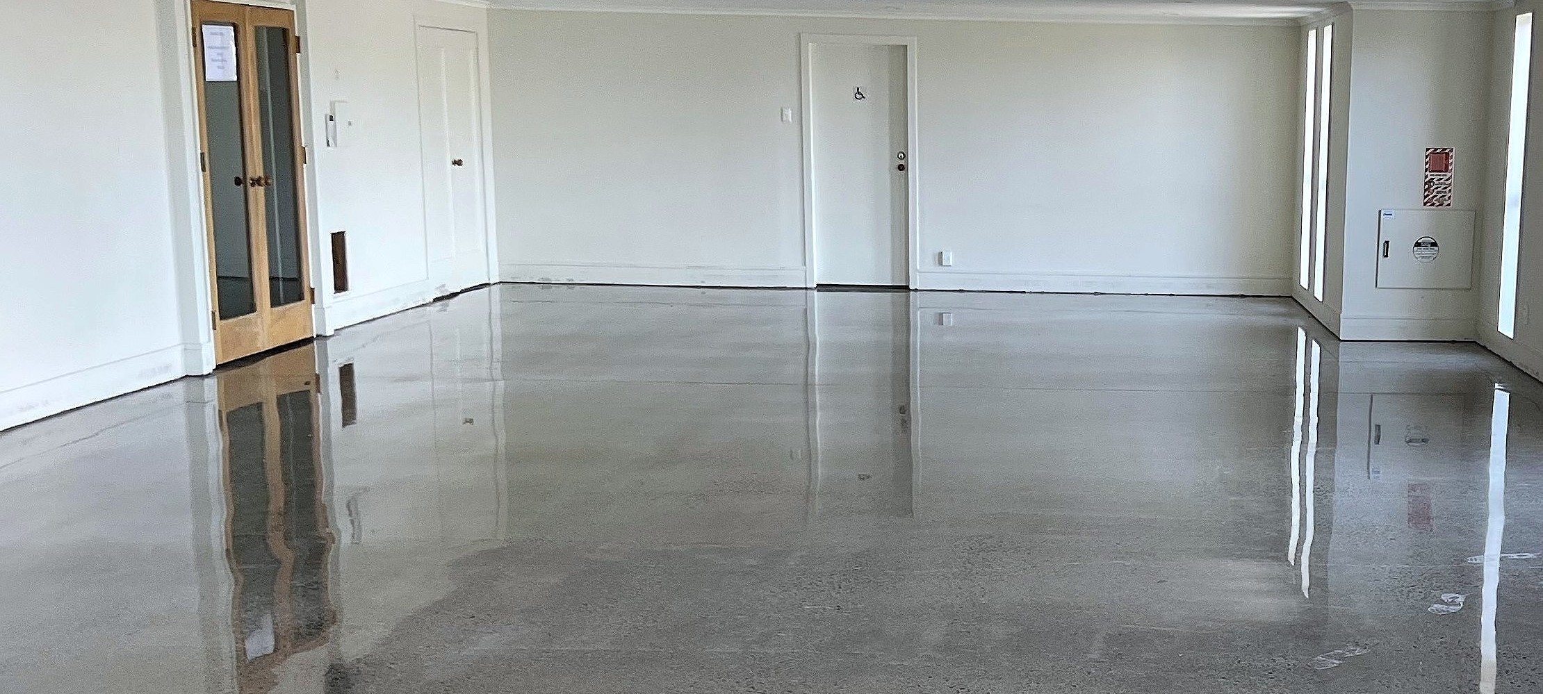 After polished concrete Hawke’s Bay
