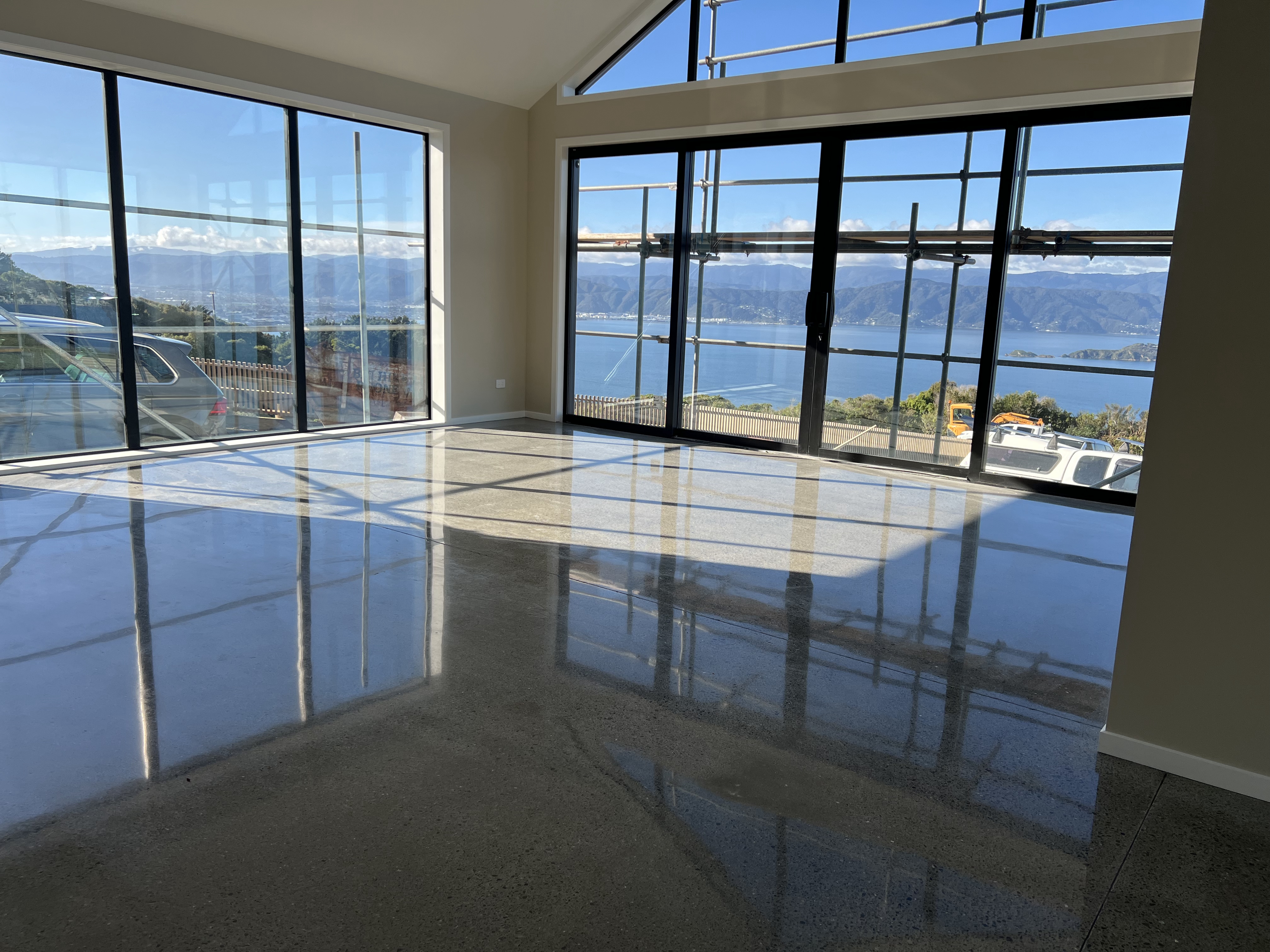 New House Construction - Polished Concrete Hawke’s Bay